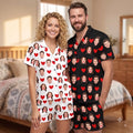 Custom Face Pajamas Set, Personalized Photo Sleepwear, Funny Gift for Boyfriend Girlfriend, Custom PJ Set