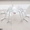 Halloween Black Giant Spider Scary Artificial Plush Spider Home Bar Haunted House Scene Ornaments Props Holiday Outdoor Decors